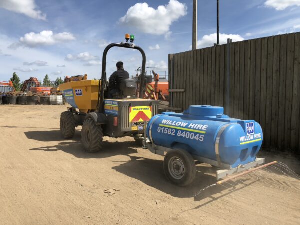 Dust Suppression Bowser with spray bar