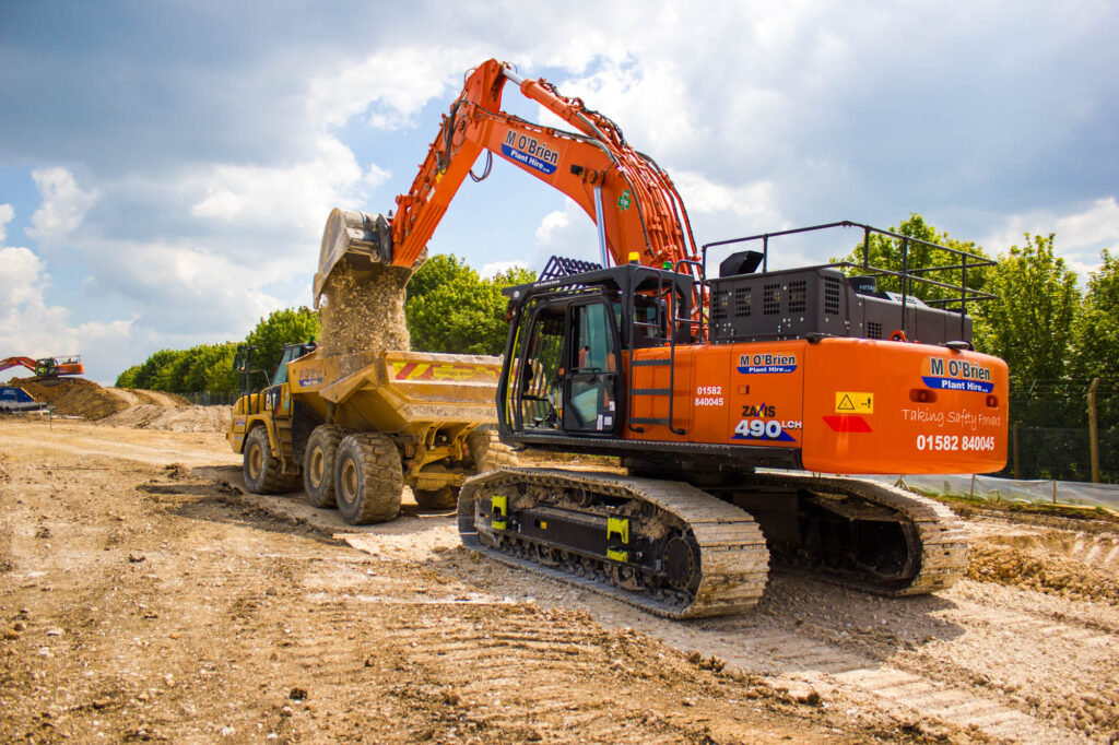 Large excavator Hire