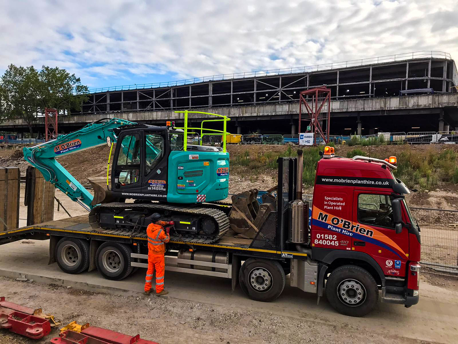 SK140 excavator from M O'Brien Plant Hire