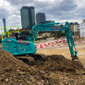 SK140 excavator from M O'Brien Plant Hire