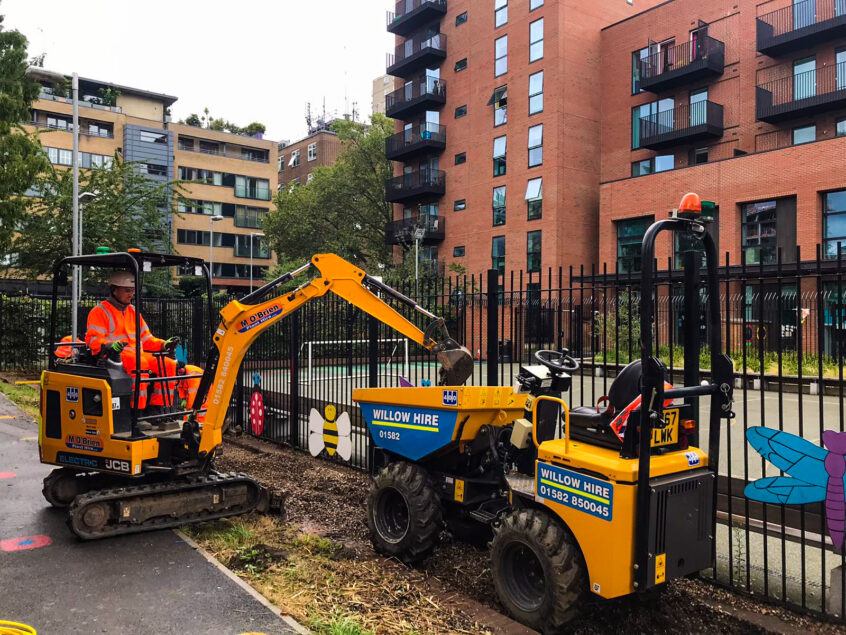 JCB electric excavator