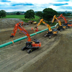 Heavy earthworks equipment for hire