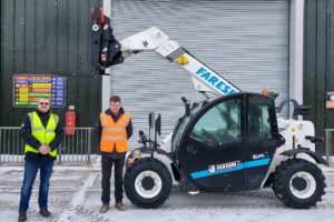 M O'Brien Plant Hire expands Electric Telehandler fleet with additional units from Faresin.