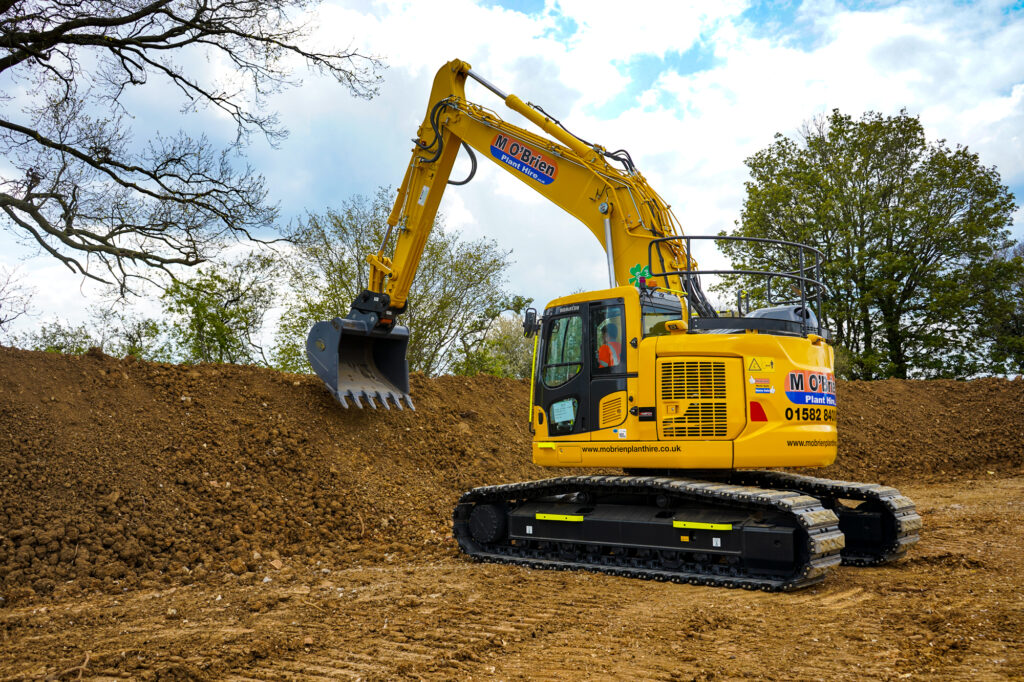 Tier 5 excavator from M O'Brien Plant hire