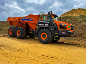 M O'Brien adds Doosan DA45 Articulated Dumptrucks to heavy ADT fleet.