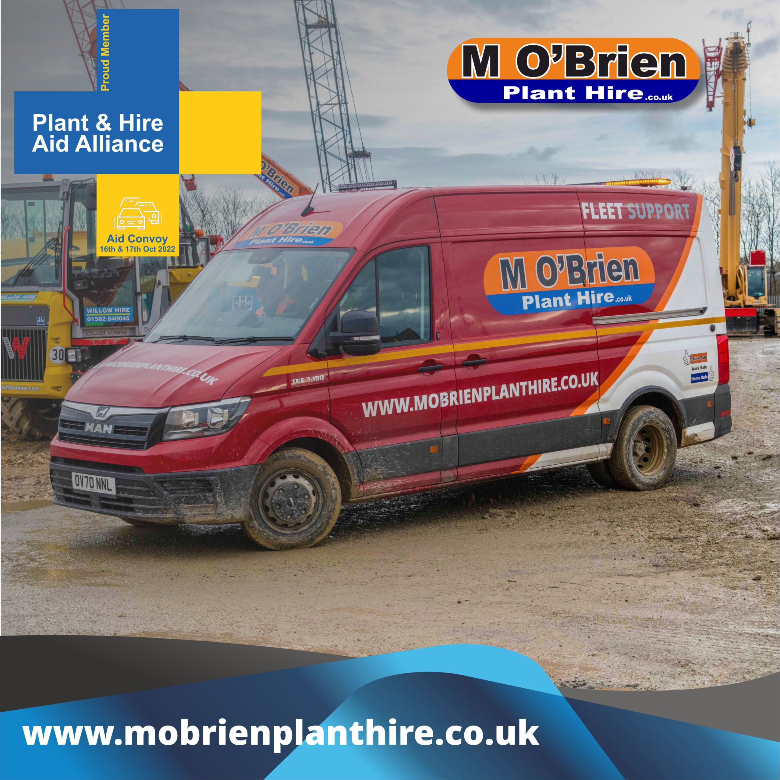 Featured image for “M O’Brien ready’s to embark on Aid Alliance convoy.”