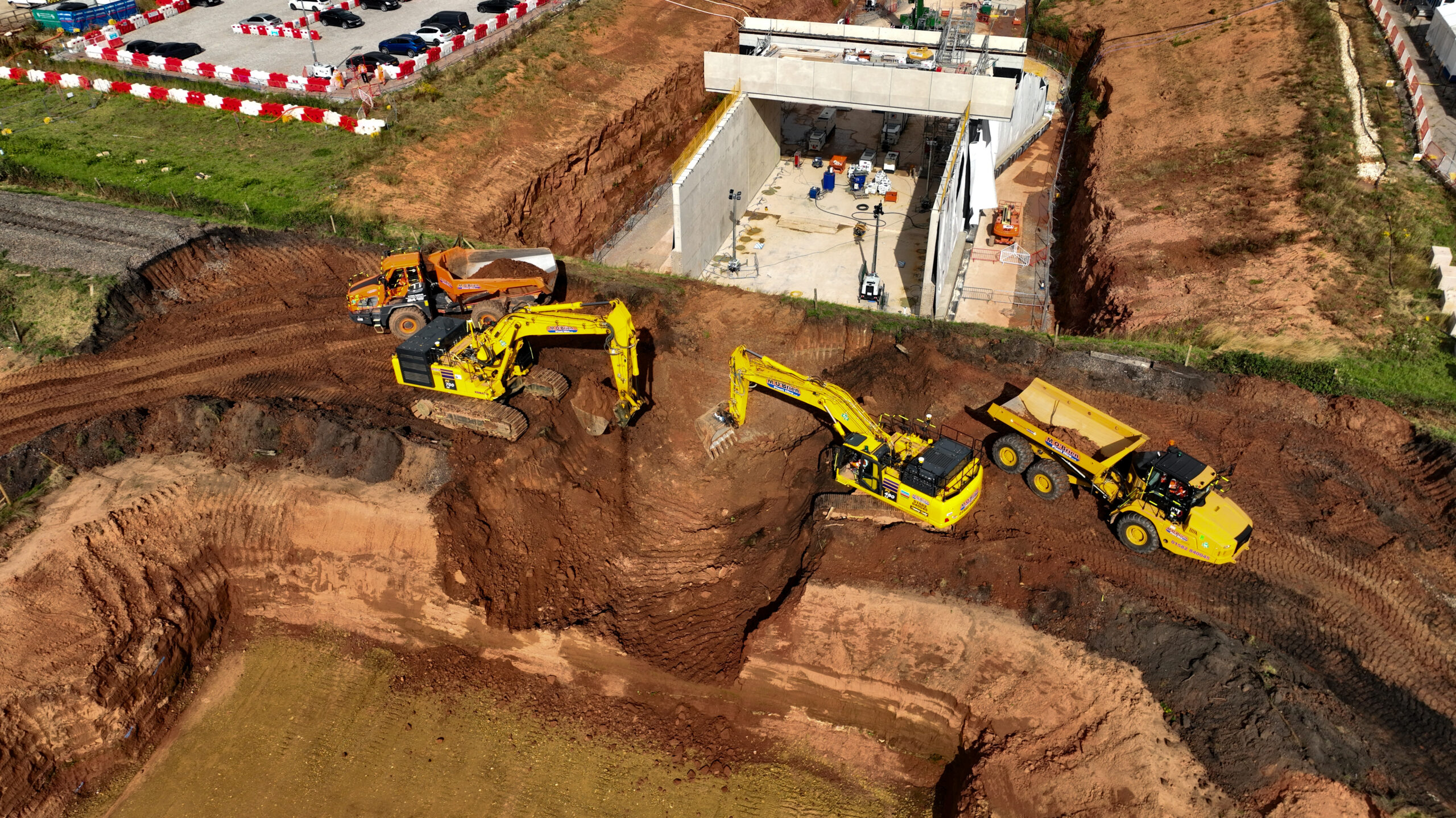 Featured image for “M O’Brien completes bulk earthworks and civils for Crackley Box”