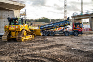 M O’Brien play vital part in Worlds longest box slide for HS2 and BBV.